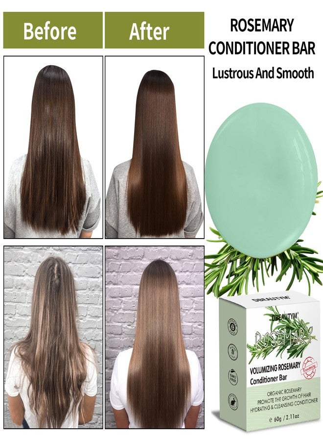 DBEAUTYM 2 Pack Rosemary Shampoo Conditoner Bar Set,Thinning Hair-Volume Shampoo & Conditioner Bar for Men and Women,Hair Thickening & Regrowth Treatment,Hair Growth Soap for Anti-Hair Loss - Image 4